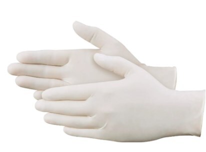Latex Powder Free Gloves Box 100's Latex Powder Free Gloves Box 100's