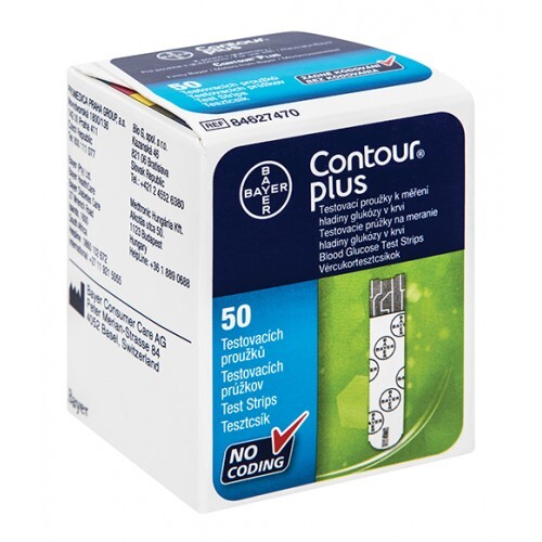 CONTOUR PLUS BLOOD GLUCOSE STRIPS 50s