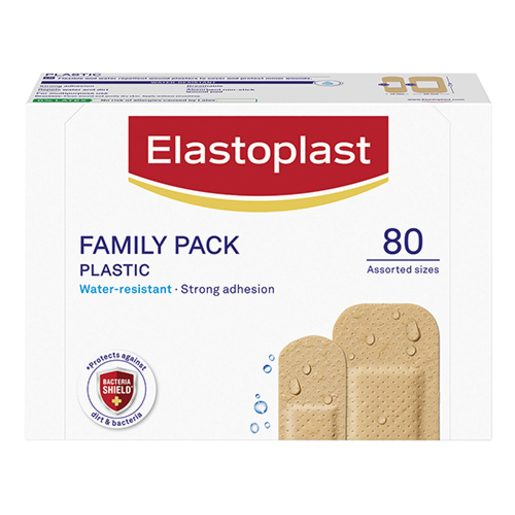 ELASTOPLAST WATER RESISTANT PAMILY PACK 80's ELASTOPLAST WATER RESISTANT PAMILY PACK 80's