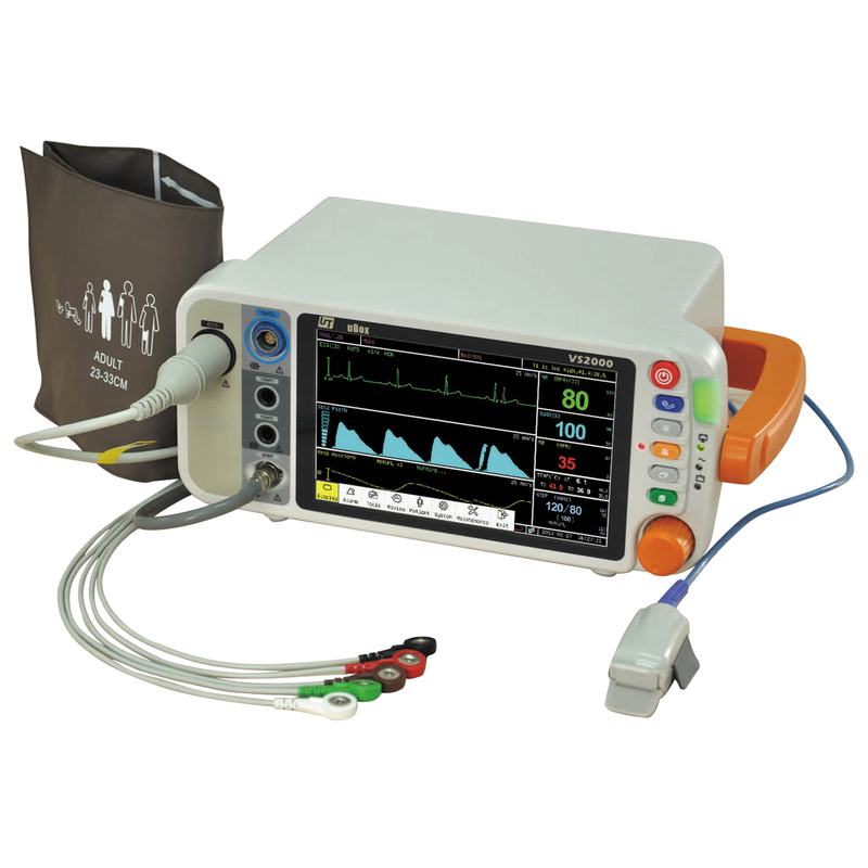 EMS Vital Signs Monitor – VS2000 (NIBP, SpO2, ECG, RESP and TEMP) EMS Vital Signs Monitor – VS2000 (NIBP, SpO2, ECG, RESP and TEMP)